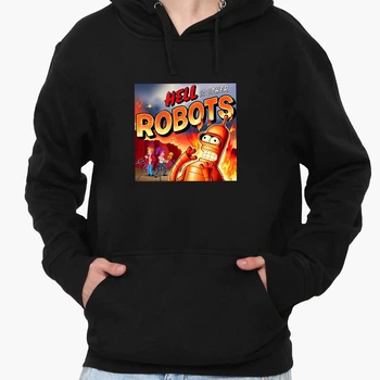 Худі чоловічий Бендер Футурама (Bender Futurama) (9225-2867-2) Чорний M