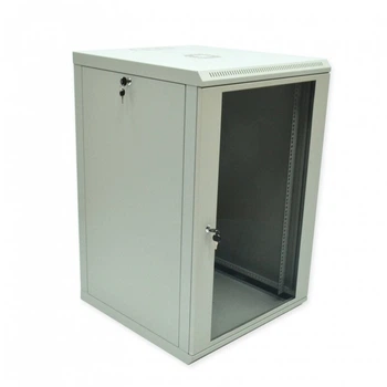 Шафа серверна настінна CMS 19", 18U, 907х600х600мм (В*Ш*Г), розбірний, сірий, UA-MGSWL186G