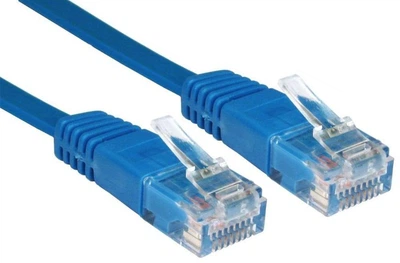 Патч-корд Net-server 0.5м, UTP, cat.5e, RJ45, медь, синий, PAUT3050-BL