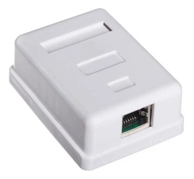 Сетевая розетка наружная Hypernet 1хRJ45, cat.6, FTP, MB-STP6-1
