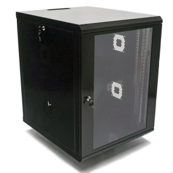 Шафа серверна настінна Net-server 19", 15U, 773х600х700мм (В*Ш*Г), розбірна, чорна, UA-MGSWA157B