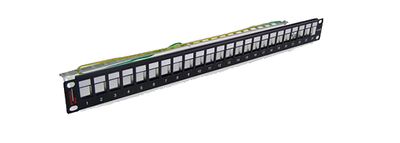 Патч-панель сетевая Premium Line наборная, 24 порта FTP, 1U, черная 170252402