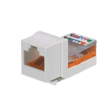 Модуль Panduit RJ45, Keystone, UTP, cat.5e, NetKey, белый, NK5E88MAWY