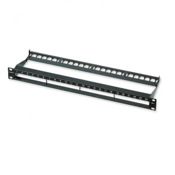 Модульная патч-панель Corning 19", 24 порта, черная, 1U, LANscape, WAXWSV-02408-C001