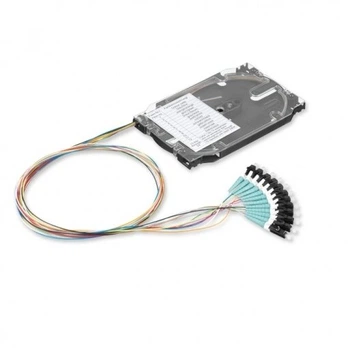 Комплект 12 цветных пигтейлов Corning LC/UPC 2м, MM(OM3), Easy strip (Bl, Or, Gn, Br, Wh, Gr, Rd, Bk, Yl, Vl, Pk, Tq) SP12-03T-S8