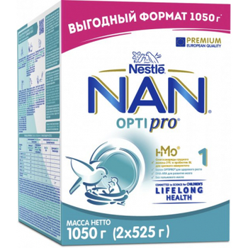 Детская смесь Nestle NAN 1 Optipro 2'FL +0 мес. 1050 г (1000004)