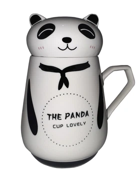Кружка з кришкою Great Coffee Панда 300 мл (52445)