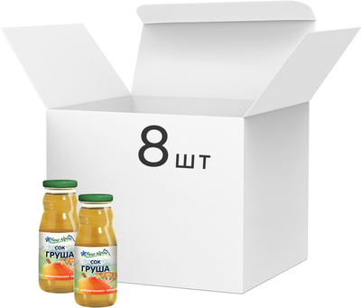 Упаковка дитячого соку Fleur Alpine Organic Грушевий 8 шт х 200 мл (8717903004289)