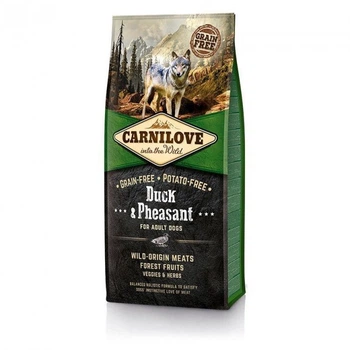 Сухой корм Carnilove Dog Adult Duck & Pheasant для взрослых собак с уткой и фазаном 12 кг (150818/8860)