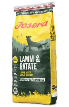 Сухий без зерновий корм для собак Josera Lamm & Batate з ягнятком та бататом 12.5 кг