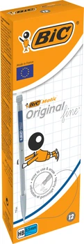 Набір механічних олівців BIC Matic Original Fine 0.5 мм HB з гумкою 12 шт. (3086126604589)