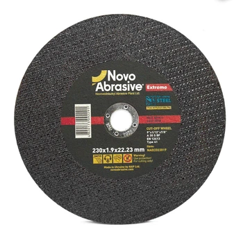 Диск отрезной по металлу Novoabrasive Extreme 230*1.9*22.23мм