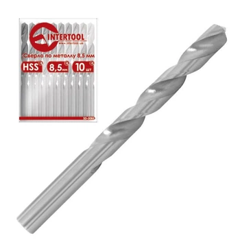 Сверло по металлу Intertool HSS 7.5мм SD-5075
