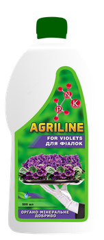 Органо-мінеральне добриво для фіалок AGRILINE 500 мл