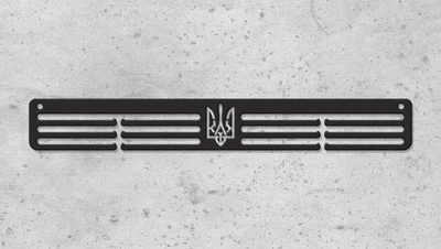 Медальниця "E-Trophy" Ukraine 2022 Сталева (чорний)