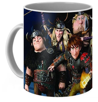 Кружка Как приручить дракона герои&nbsp;How to train your dragon&nbsp;&nbsp;HD.02.06