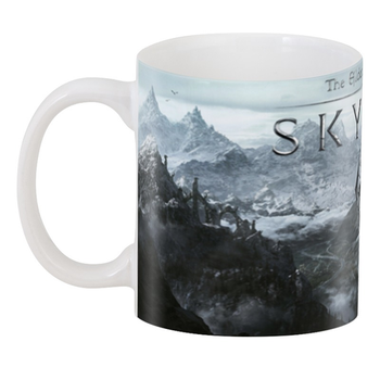 Кухоль Skyrim Vista кераміка, білого кольору 330мл