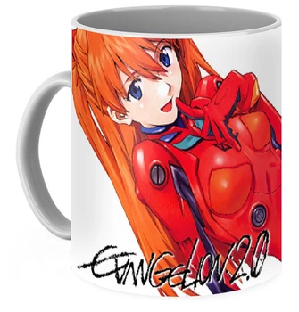 Кухоль Evangelion Євангеліон Аска Ленглі Сор'ю CP 03.461