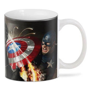Кружка GeekLand Капитан Америка Captain America CA.02.038 черная пантера