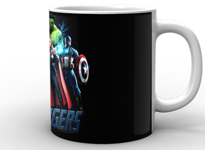 Кружка GeekLand біла Avengers Месники лого AG.02.034