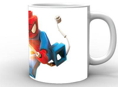 Кухоль GeekLand Людина-Павук Spider-Man лего SM.02.038 ( 14113 )