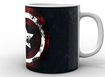 Кружка GeekLand Капитан Америка Captain America лого CA.02.015