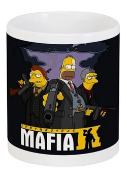 Кухоль Сімпсони Мафія The Simpsons CP 03.139