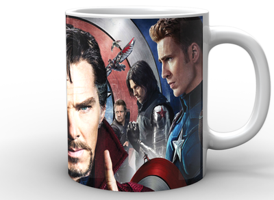 Кружка GeekLand белая Доктор Стрендж Doctor Strange и другие персонажи DS.02.009