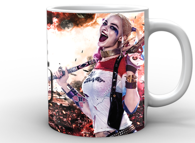 Кружка GeekLand белая Отряд Самоубийц Suicide Squad Harley SS.02.008