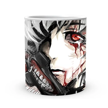 Кухоль Geek Land білий Tokyo Ghoul Токійський гуль крупний план TG.02.034