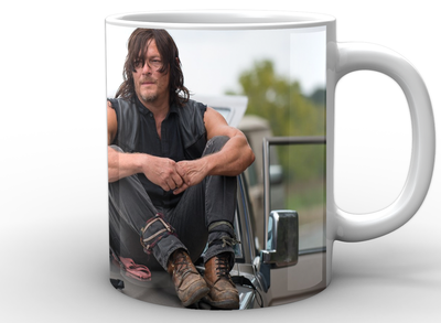 Кружка GeekLand белая Ходячие Мертвецы The Walking Dead Дерил WD.02.011