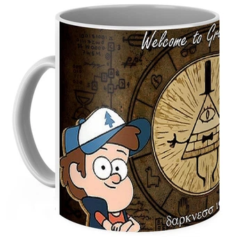 Кружка Гравити Фолз Gravity Falls Welcome GF.02.12.