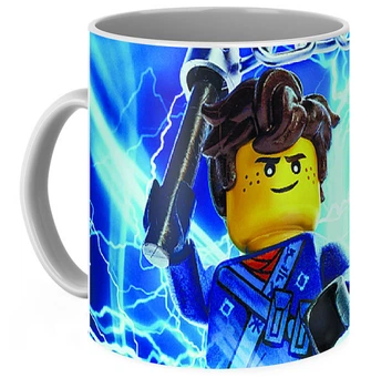 Кружка Ниндзяго Ninjago Be lightning керамика, белого цвета 330мл.
