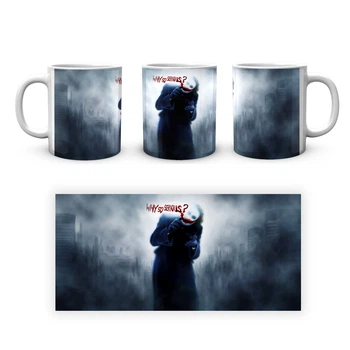 Кружка GeekLand белая Джокер Joker Why so serious JK.02.351