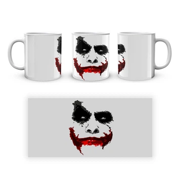 Кружка GeekLand белая Джокер Joker Лицо Грим JK.02.349