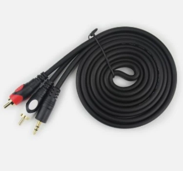 Готовый аудио кабель Jack 3,5 stereo — 2xRCA Master 5.0PCu 5м