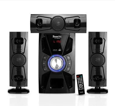 Портативная колонка Saachi NL-SP-2595FURDC Black 60W (Музыкальный центр)