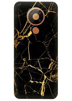 Силіконовий чохол ПринтОК для Nokia 5.3 - Золотий мармур