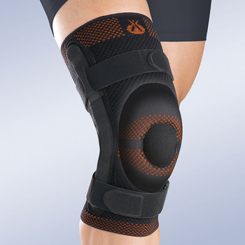 Бандаж на колінний суглоб з силіконовою подушечкою і поліцентричним шарніром 9106 Orliman XXXL / 7 (9106_orli)