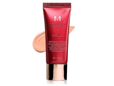 Увлажняющий и матирующий BB крем для лица Missha Perfect Cover BB Cream SPF42 №21 20 мл