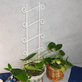 Опора для квітів DecorArt"Решітка 2" 50x15 см білий