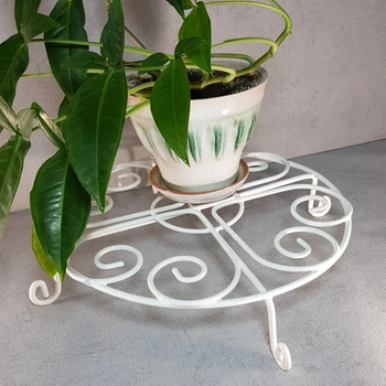Підставка під квіти DecorArt"Коло 35" 6x35 см білий