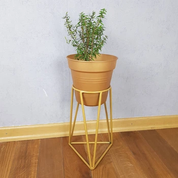 Підставка під квіти DecorArt "Тріо 30" 30x15 см золотий