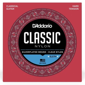 Струни для класичної гітари D'Addario EJ27H Student Classics Hard Tension
