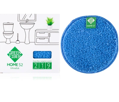 Диск Инволвер GreenWay Green Fiber HOME S2, голубой (08021)