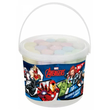 Мел Yes цветной 16 шт. JUMBO в ведре "Marvel" (400381)