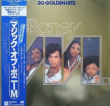 BONEY M – The Magic Of Boney M. 20 Golden Hits (LP, оригинал, б/у, Japan)