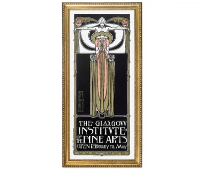 Постер CP The Glasgow Institute of the Fine Arts 1895, Різне 36х78 см (175)
