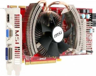 Відеокарта MSI PCI-Ex AMD RADEON 4870 1GB GDDR5 ( 256 BIT ) ( DVI, VGA, HDMI )