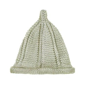 Шапка бини Beani'qe Капля Drop One size Серый (22869)